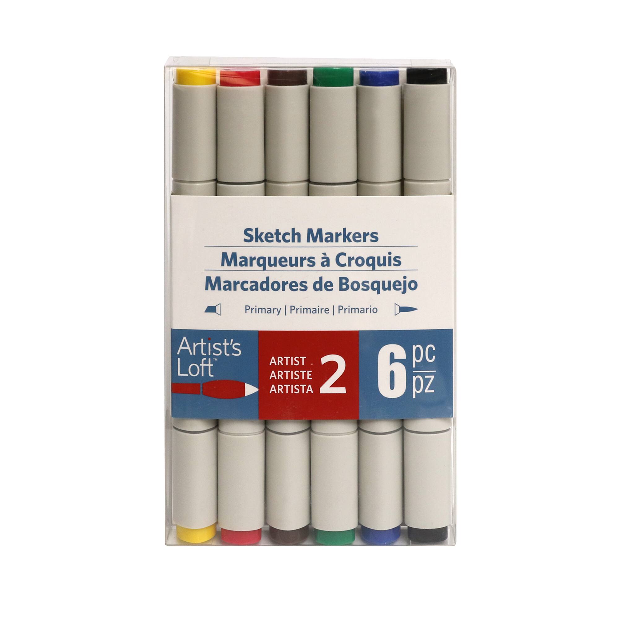Bold Primaries Sketch Markers by Artist's Loft™
